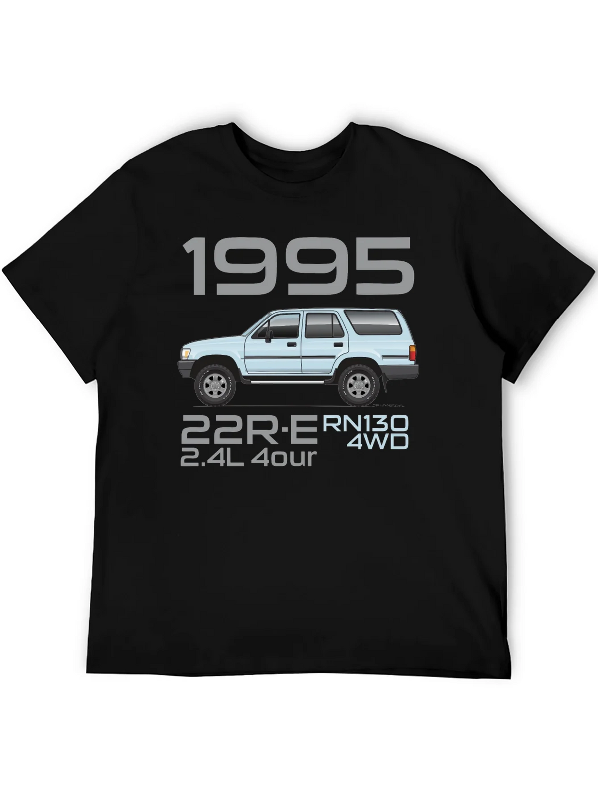 1995 4Runner Graphic Tee - Automotive Enthusiast Shirt