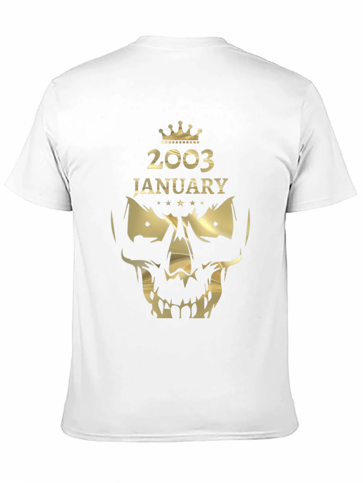 2003 January Skull Graphic T-Shirt