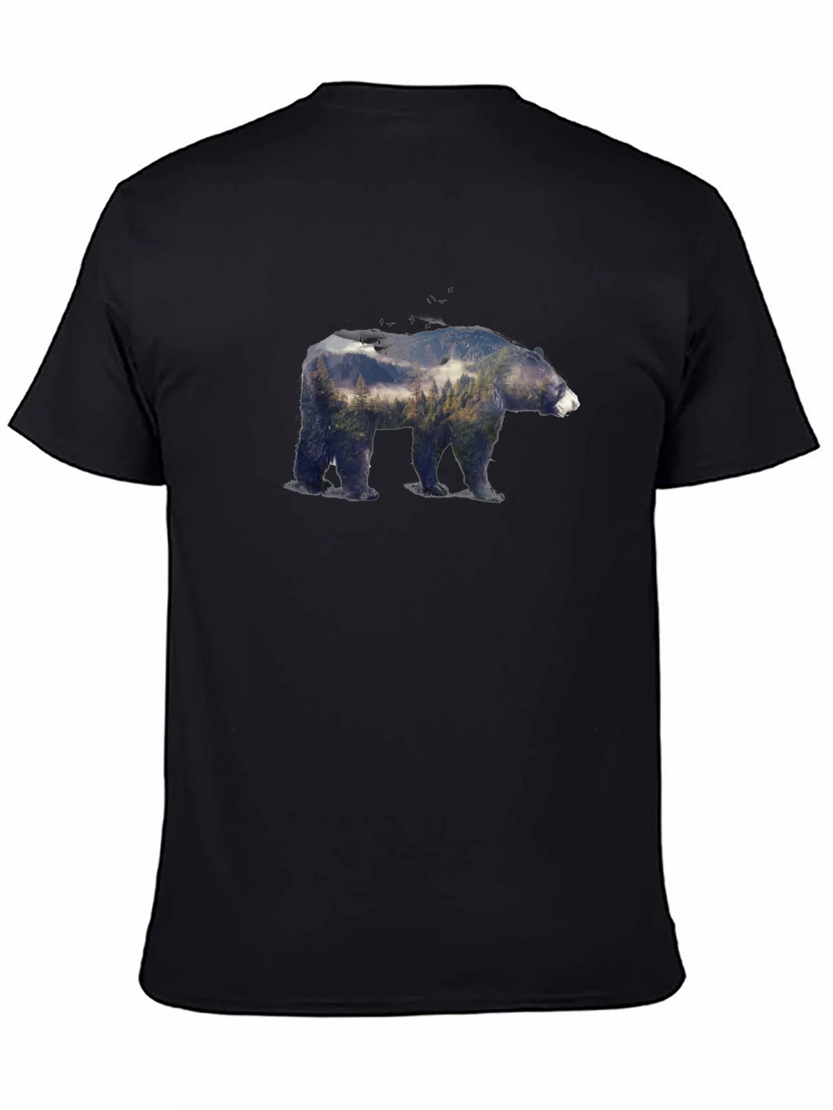 Bear Forest Graphic Tee - Nature Inspired Design