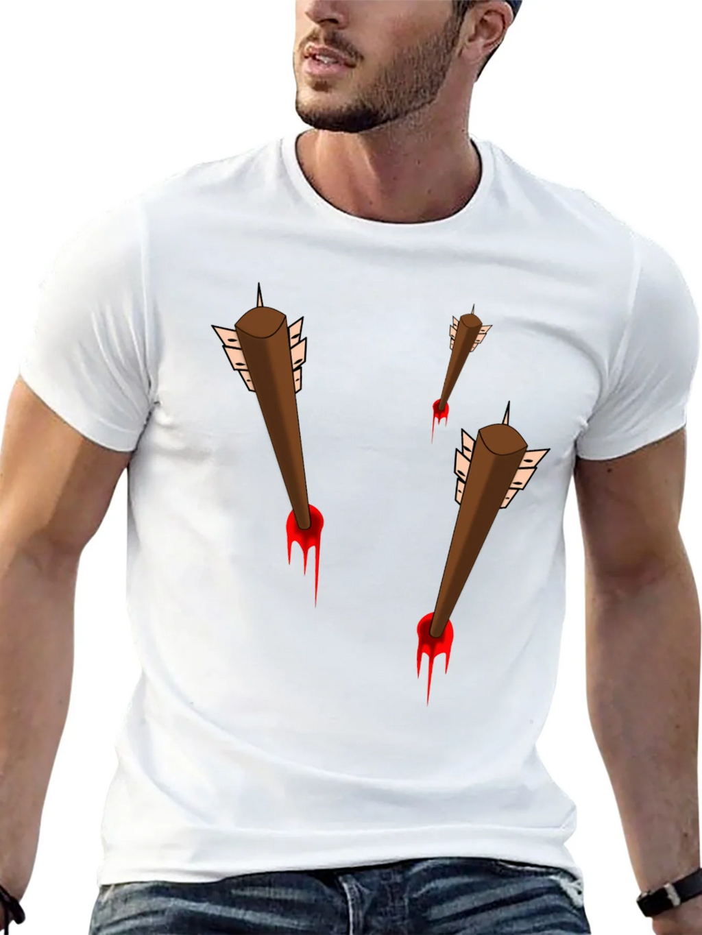 Arrow Through T-Shirt - Bloody Good Fun!