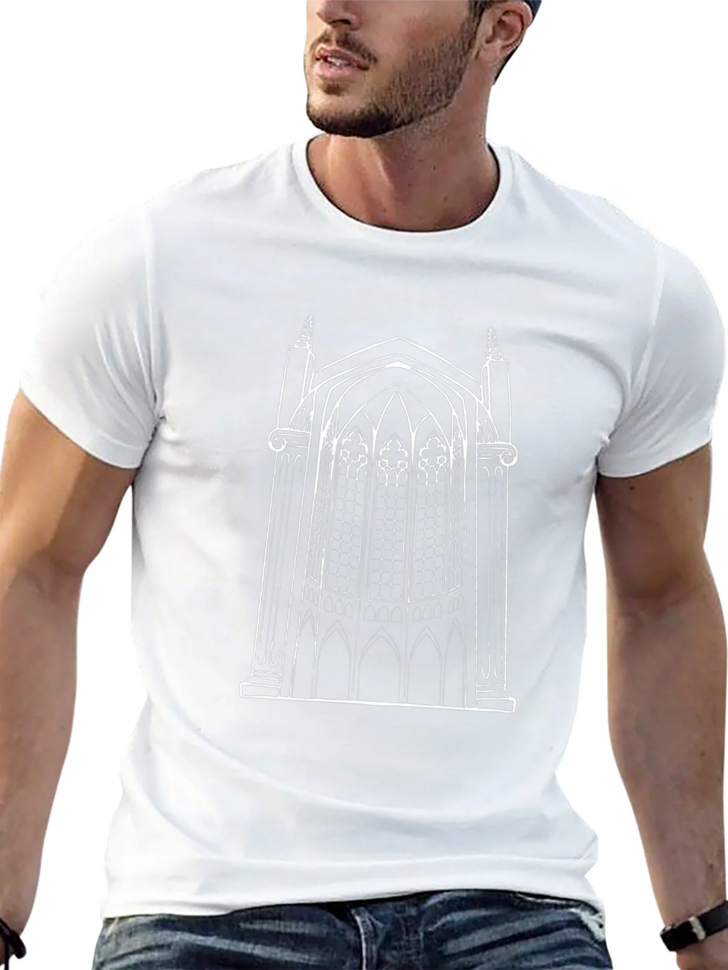 Architectural Gothic T-Shirt - Stylish & Unique