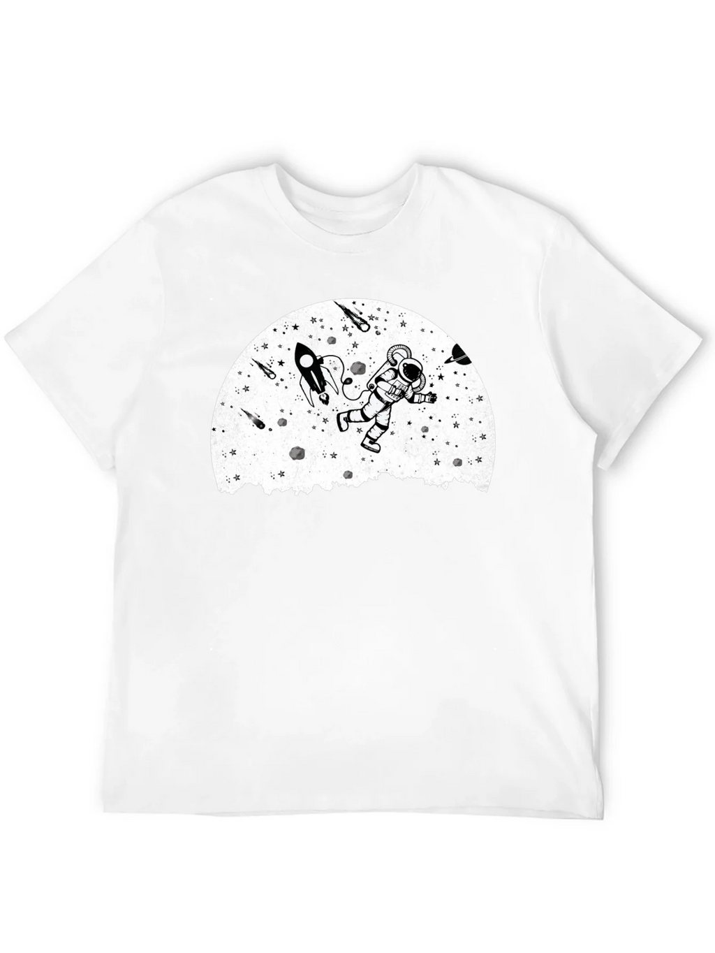 Astronaut Moonscape Graphic T-Shirt