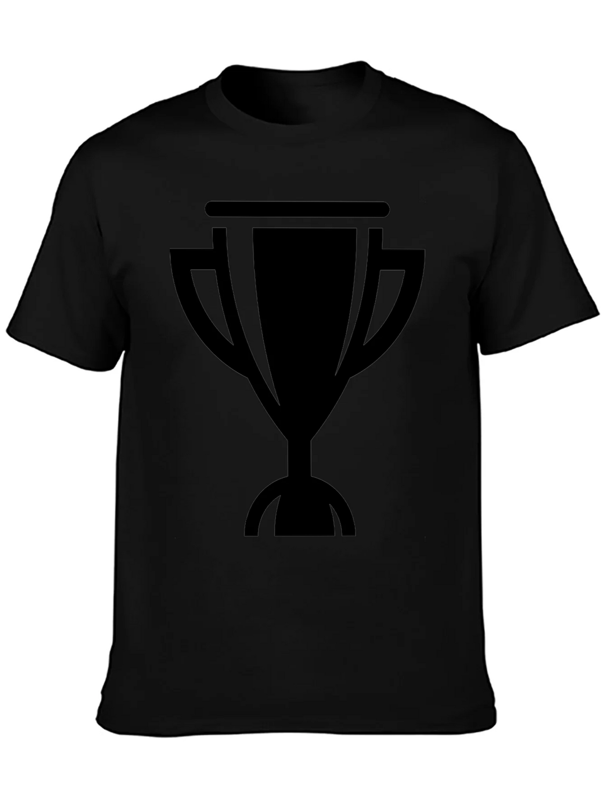 Black Trophy Graphic Tee - Mens Short Sleeve Shirt